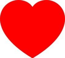 Solid Black Heart At Clkercom Vector Online