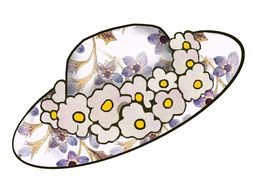 Artbyjean Purple Wood Roses Fashion Hats Prints For Your