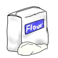Flour drawing