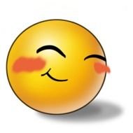 Blushing Smiley Face