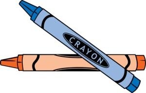 colors Crayons drawing