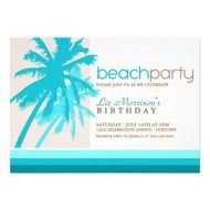 Pin Palm Tree Party Invitation On Pinterest