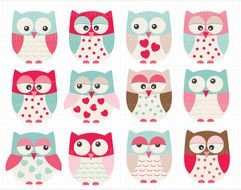 Valentine Owl Dark Brown Hairstyles
