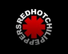 hot chili logo on a black background