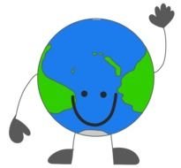 funny Earth drawing