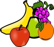 Clipart of the fruits