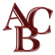 three letters of the english alphabet