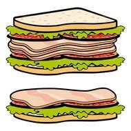 Cheese Sandwich drawing