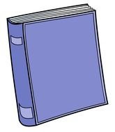 painted light purple book