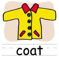 painted yellow coat
