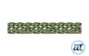Celtic Border Knot drawing