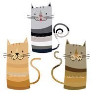 Tabby Cats Digital Set Personal By Collectivecreation
