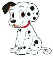 cartoon dalmatian puppy