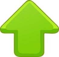 Up Arrow Green Small At Clkercom Vector Online