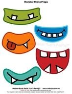 Monster Mouths Printable Photo Props For By Motherducksaid $3