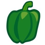 Clipart of Green Pepper