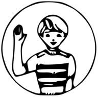 drawing of the boy