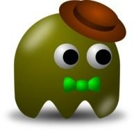 green pacman drawing