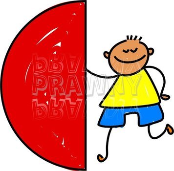 Semi Circle Shape Boy Toddler Art Prawny &ndash;