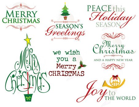 Items Similar To Christmas Invitation Title Logo N2