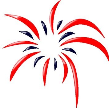 Cartoon Fireworks Car Tuning clipart