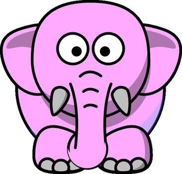 Cartoon Elephant At Clkercom Vector Online N3