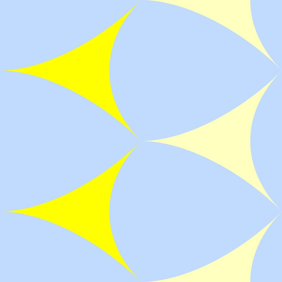 Yellow Pattern White Triangle Special Tile Arrows