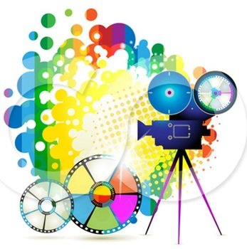 Camera Rainbow Spatter Film Reel Lgbtq Community Center