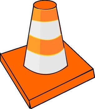 Orange Traffic Cone At Clkercom Vector Online N2
