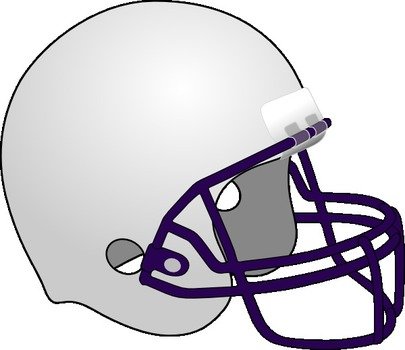 Football Helmet Blank Template