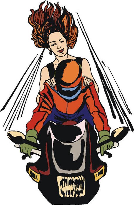 Honda Goldwing Cartoon Frees That You Can Download To