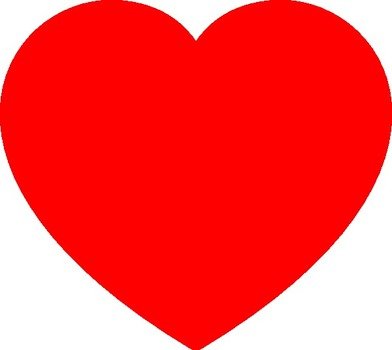 Solid Black Heart At Clkercom Vector Online