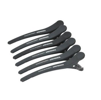 Salon Hair Section Clips With Abs Carbon Of Velcro