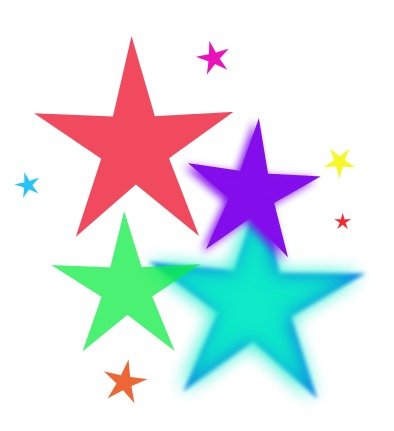 Stars By Cgillis73 Colorful Some With Glow