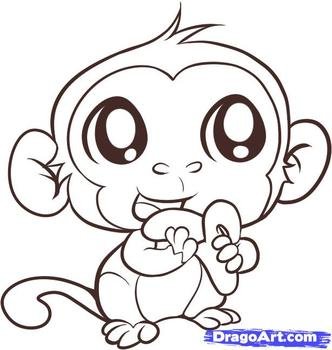 Download Vector About Baby Monkey Cartoon Item 2 Magzcom