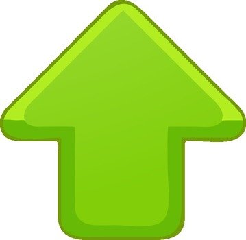 Up Arrow Green Small At Clkercom Vector Online free image download