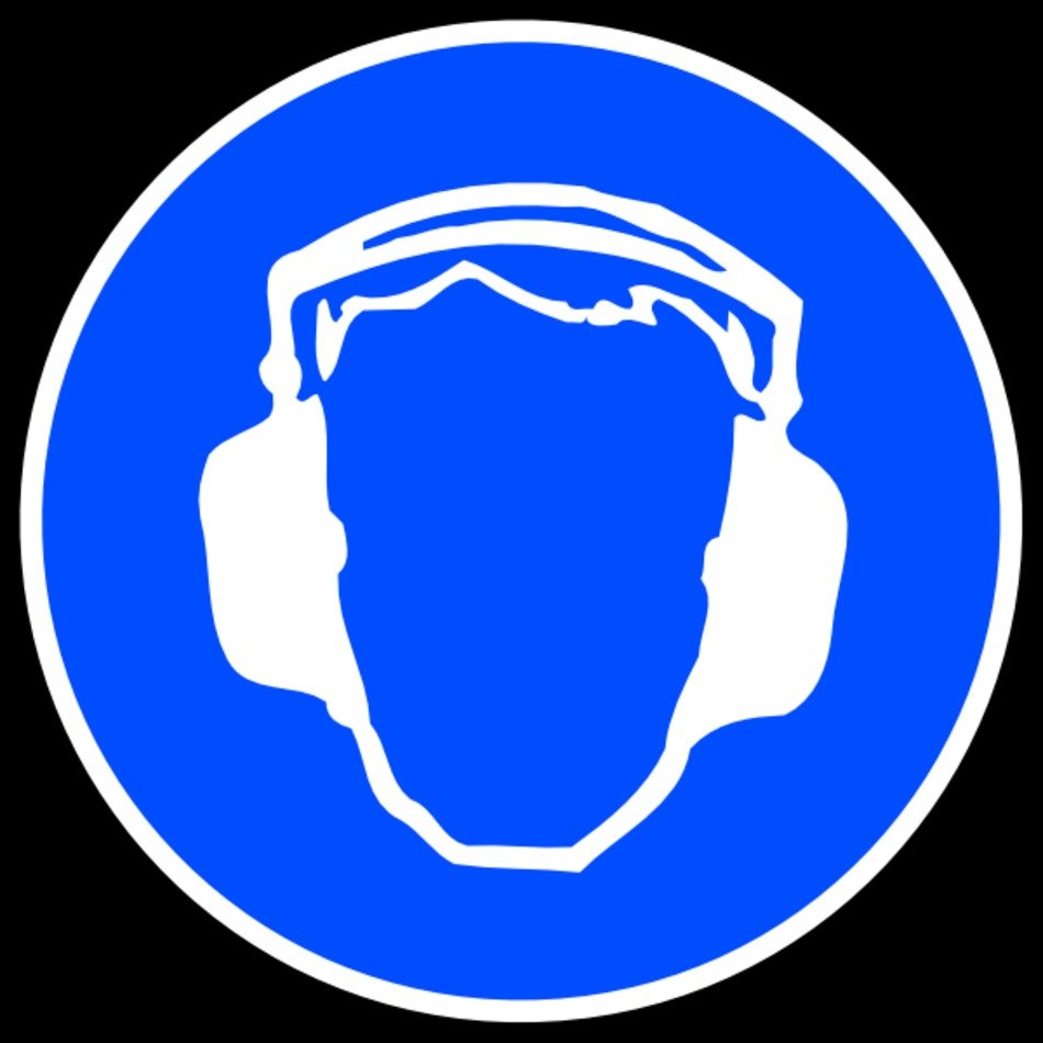 Mandatory Ear Protection At Clkercom Vector