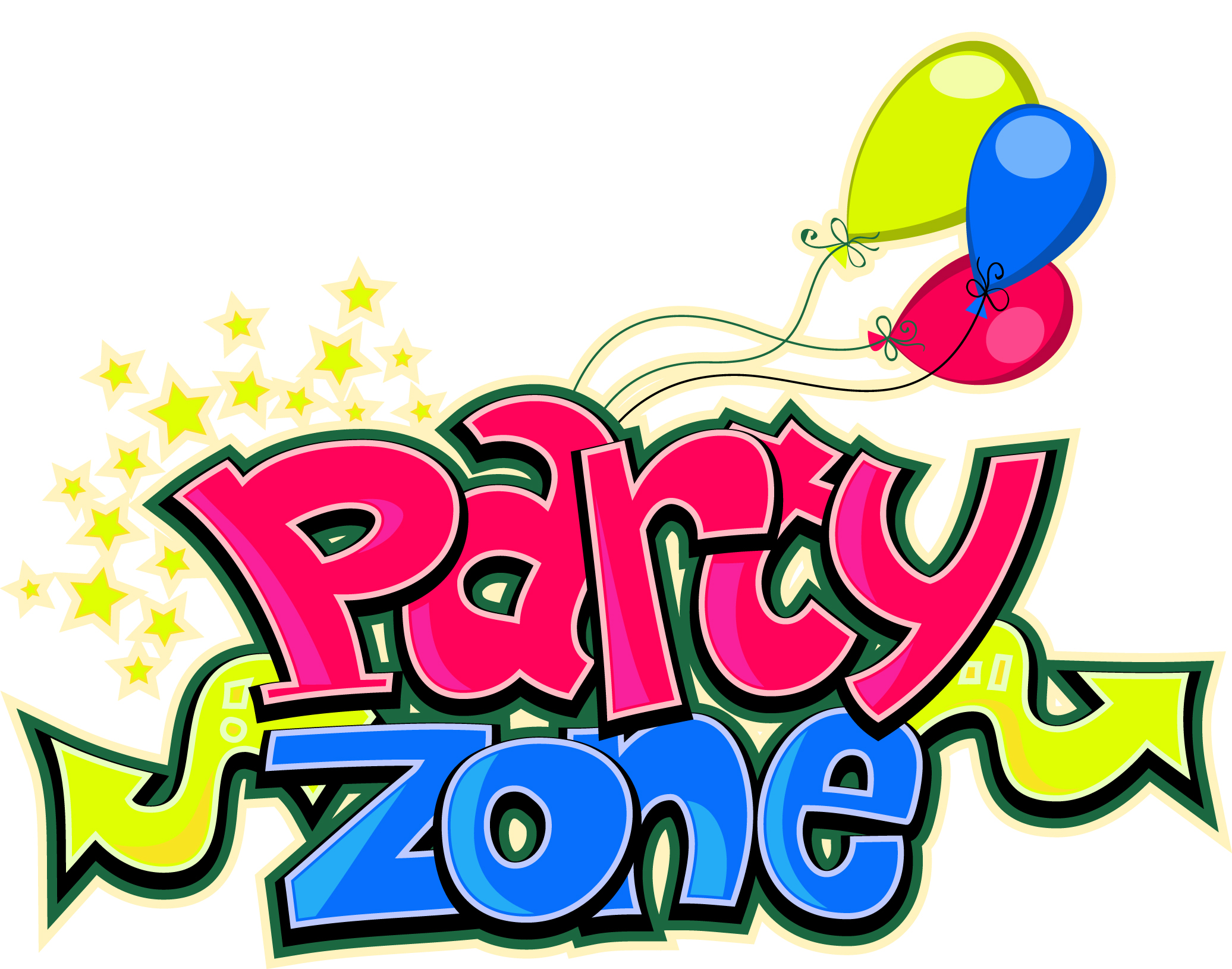 Party Zone Drawing Free Image Download