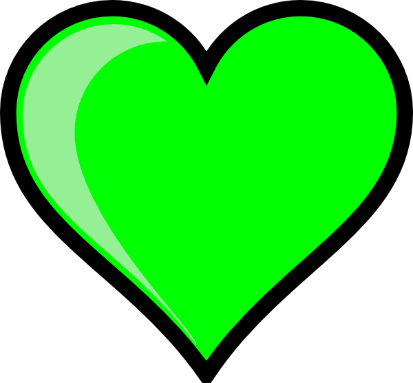 Neon Green Bubble Heart At Clkercom Vector Online N2 free image download