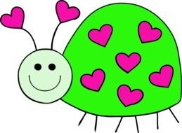 cute Love Bugs drawing