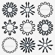 Abstract Design Elements Decorative Symbols