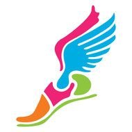 clipart running shoes