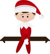 Christmas Elf drawing
