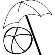 Fun Coloring Pages Beach clipart