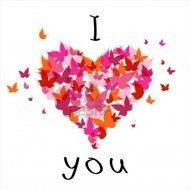"I love you" clipart