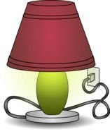 Lamp cartoon drawing