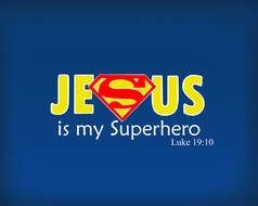Jesus Is My Superhero as an emblem