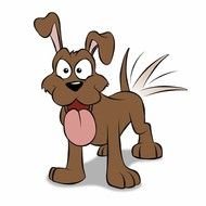 animated funny dog