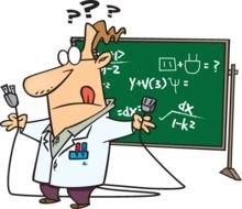 Scientist And Plugs drawing