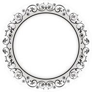 Clip art of Fancy Scroll border